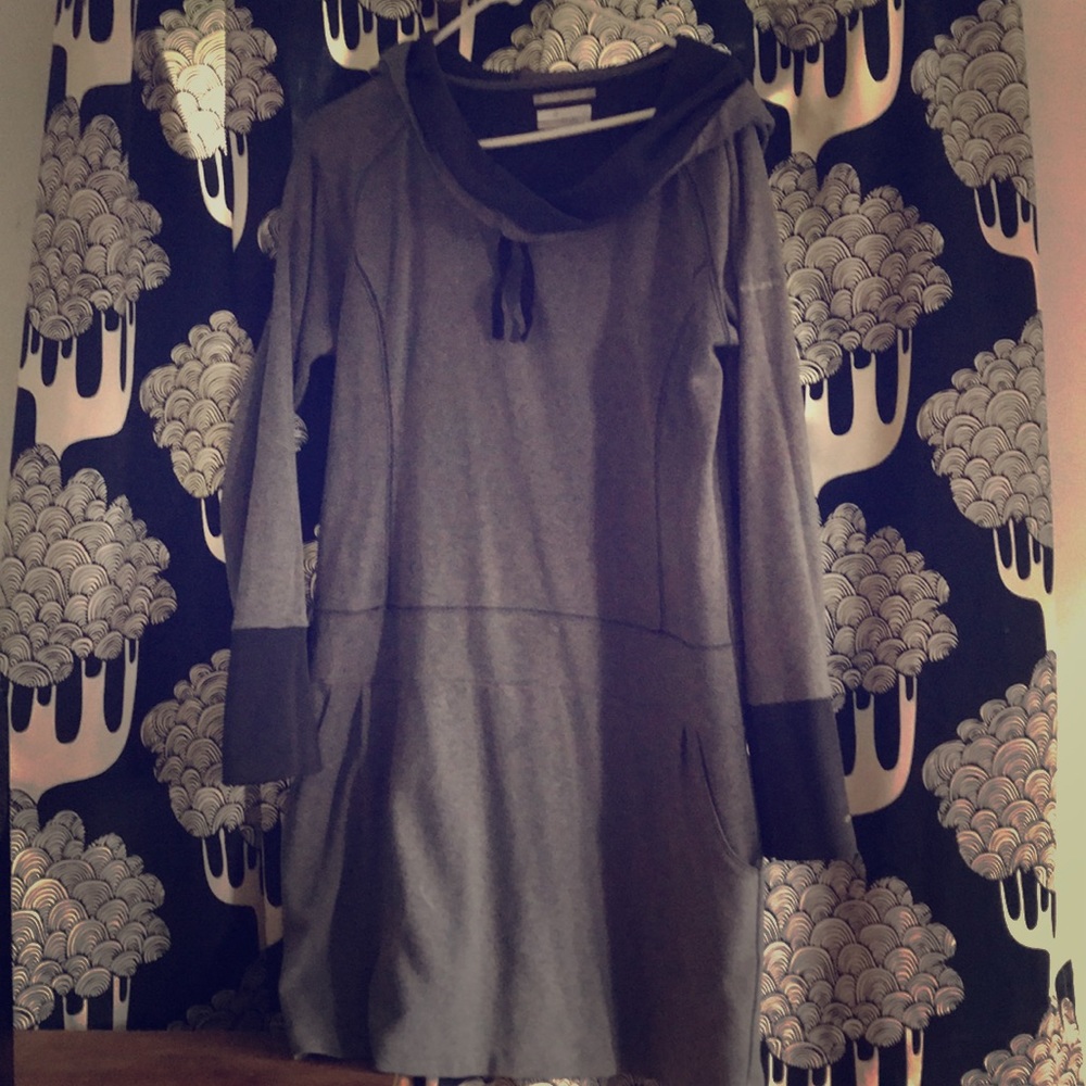 Columbia cowl dress